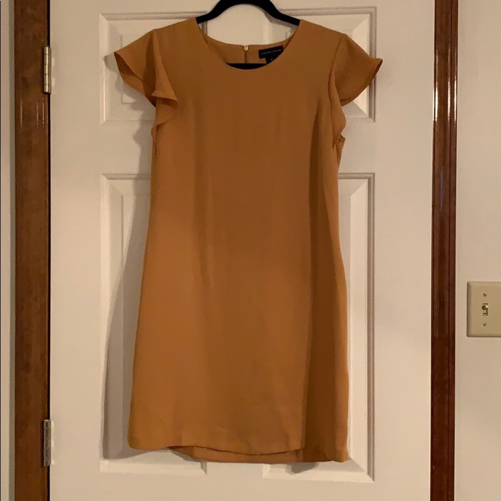Adrienne Vittadini Flutter Sleeve Dress